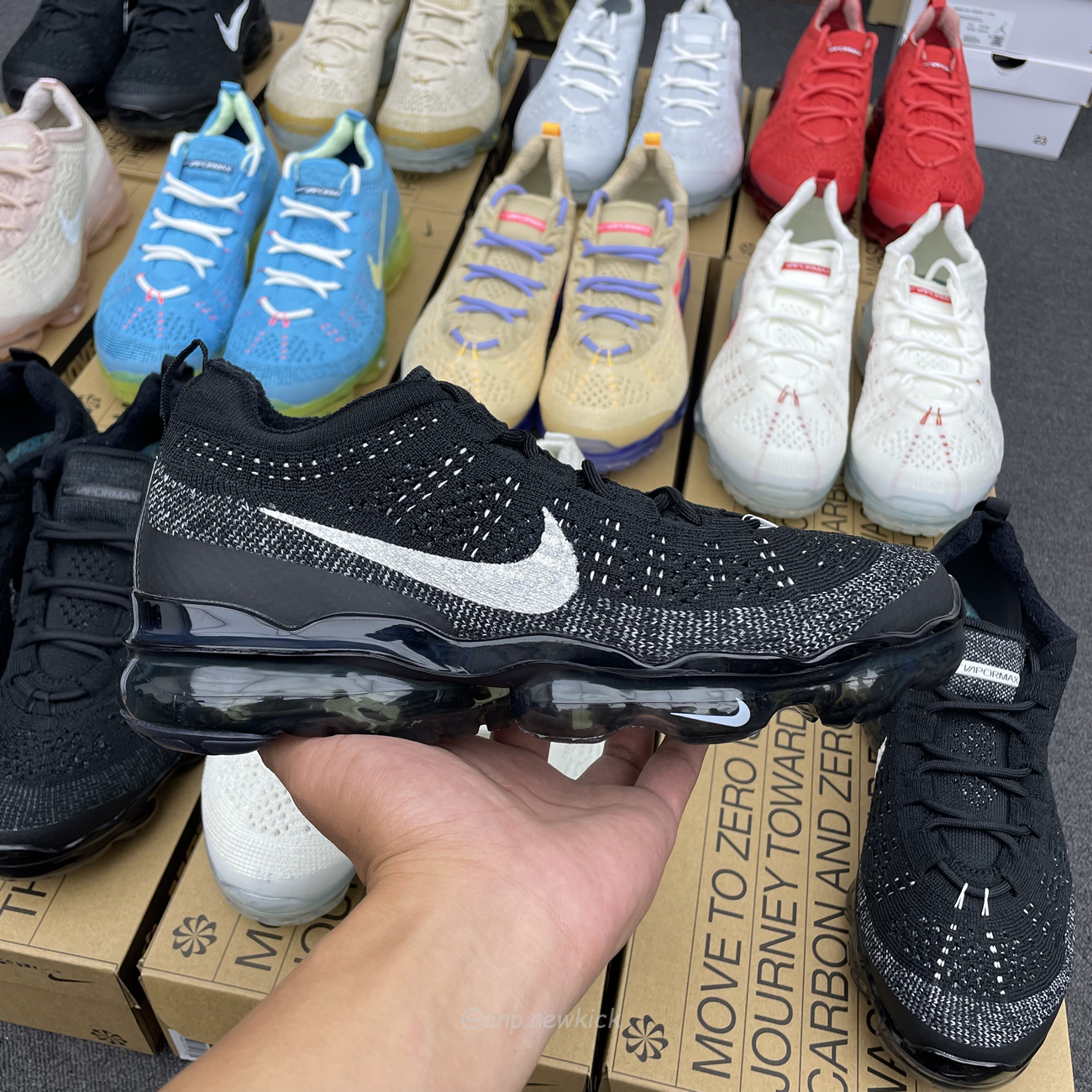 Nike Air Vapormax 2023 Fk Black Sail Anthracite (3) - www.newkick.vip